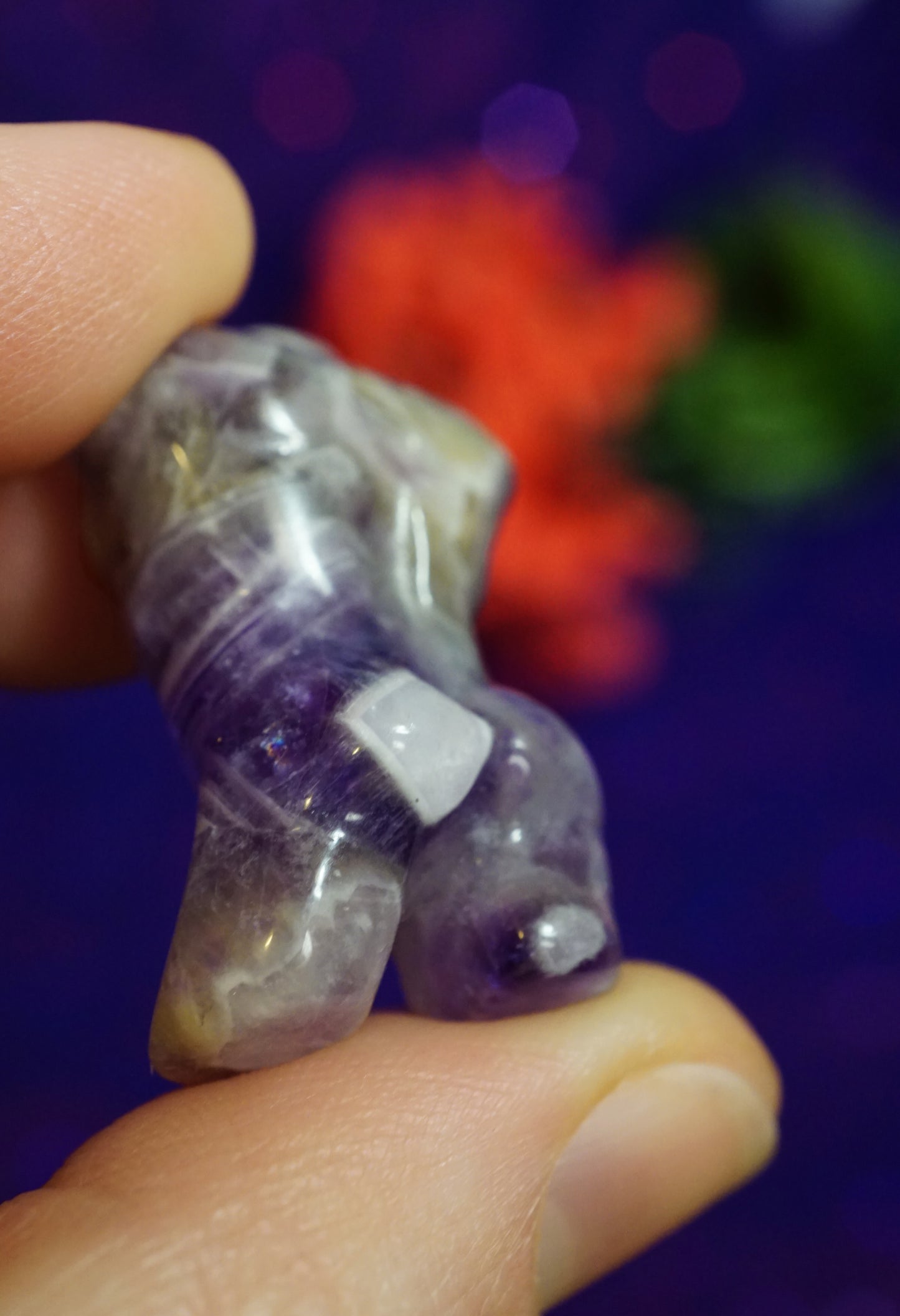 Crystal Gift Set | Tiger's Eye Cat, Opalite Dog, Dream Amethyst Man, Green Dot Jasper Mushroom, Red Jasper Moon, Black & Blue Skull