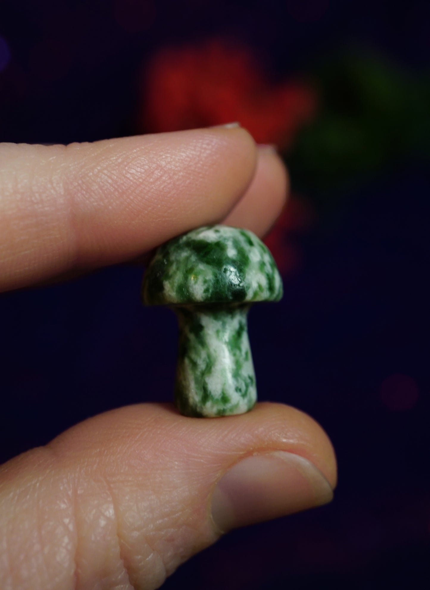 Crystal Gift Set | Tiger's Eye Cat, Opalite Dog, Dream Amethyst Man, Green Dot Jasper Mushroom, Red Jasper Moon, Black & Blue Skull