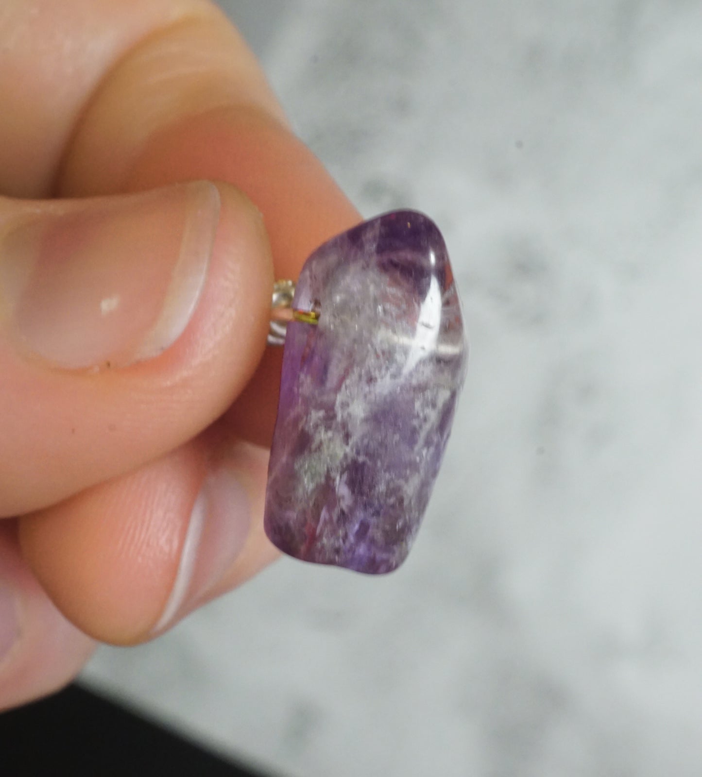 Beetlejuice Beetlejuice Charm Necklace with Amethyst | Handmade Creepmas Gifts